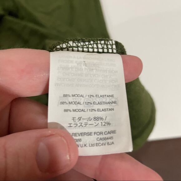 J. Crew Olive Green Long Sleeve Crewneck Dress with Pockets Size M - Picture 7 of 9